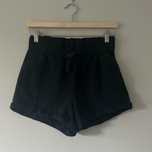 Hollister High-Rise Black Fleece Lounge Shorts Size Small